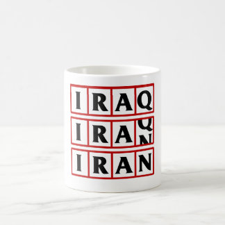 Iran till Irak Kaffemugg