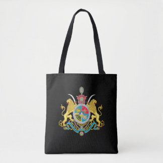 Iran Tote, Imperial Coat of Arms 1925-1979 /black Tygkasse