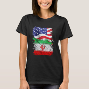 Iran USA flagga 1 T Shirt