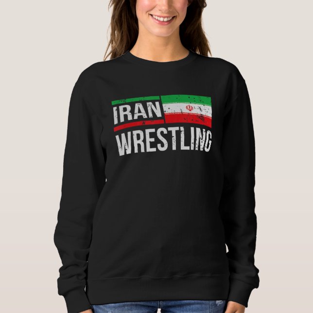 Iran Wrestling Amateur Wrestler Grappling Sport Fl T Shirt (Framsida)
