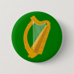 Irand grönt hart flagga irish knapp