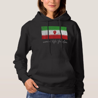 Iranian Flag Female with Fist Support Women of Ira T Shirt