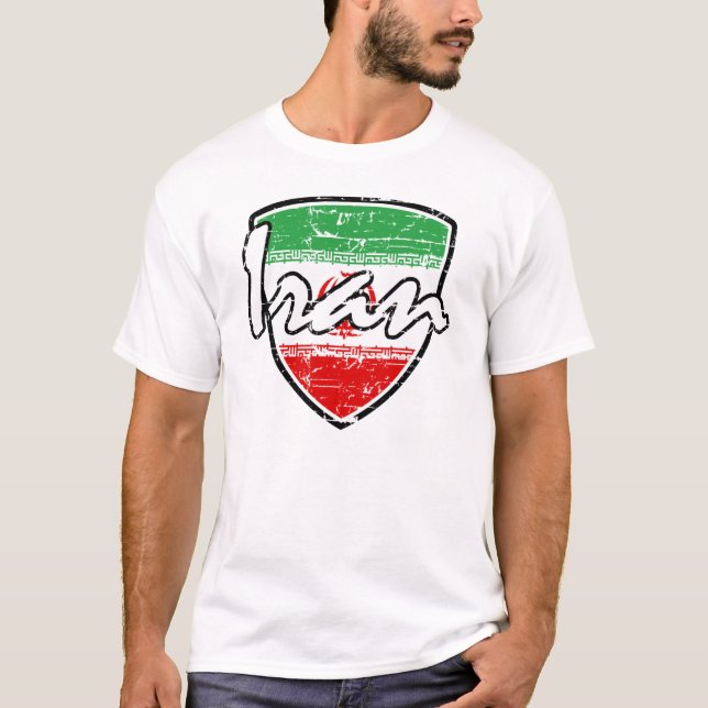 Iranier skyddar design t-shirt (Framsida)