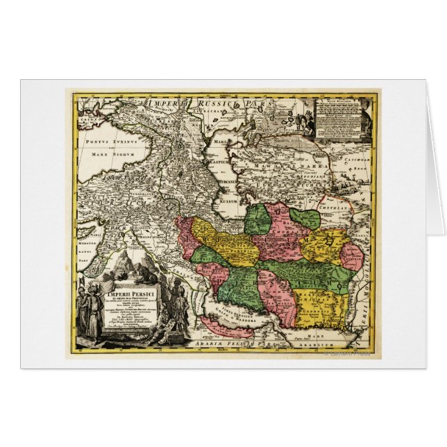 IranPanoramisk kartaIran Hälsningskort (Framsidan Horizontal)