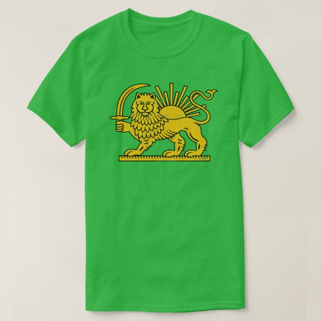 Irans belägrade Flagga Stil 1 T Shirt (Design framsida)