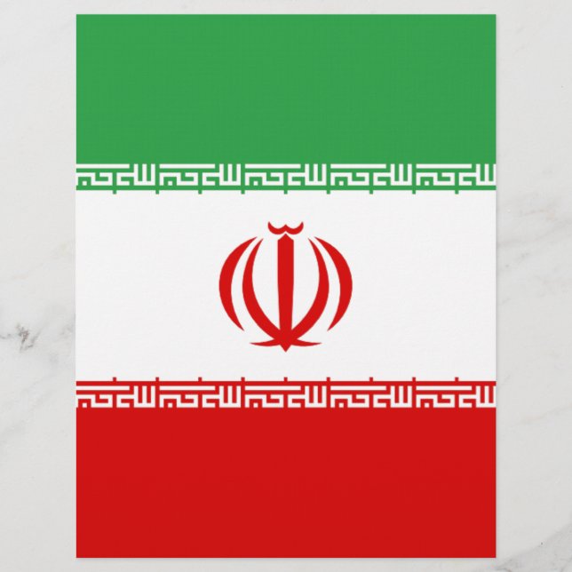 Irans flagga (Framsida)