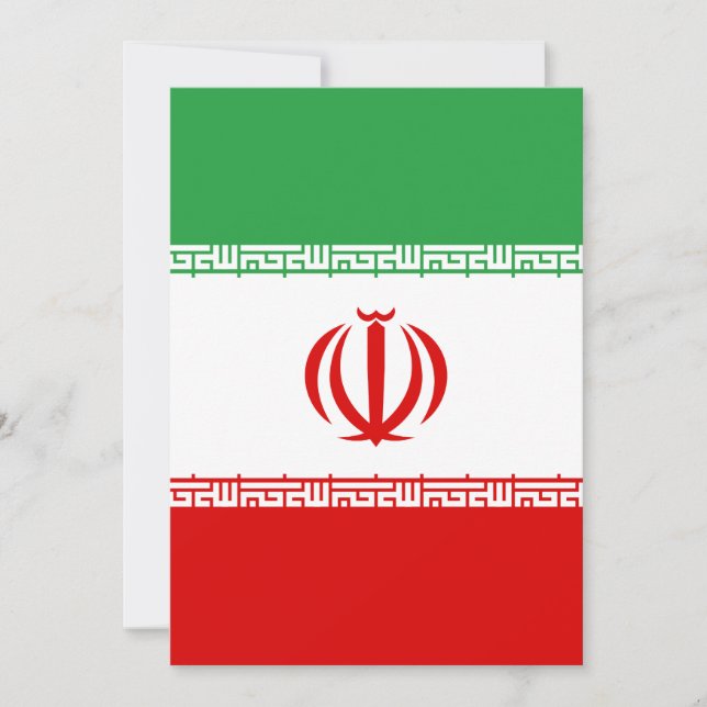 Irans flagga (Framsida)