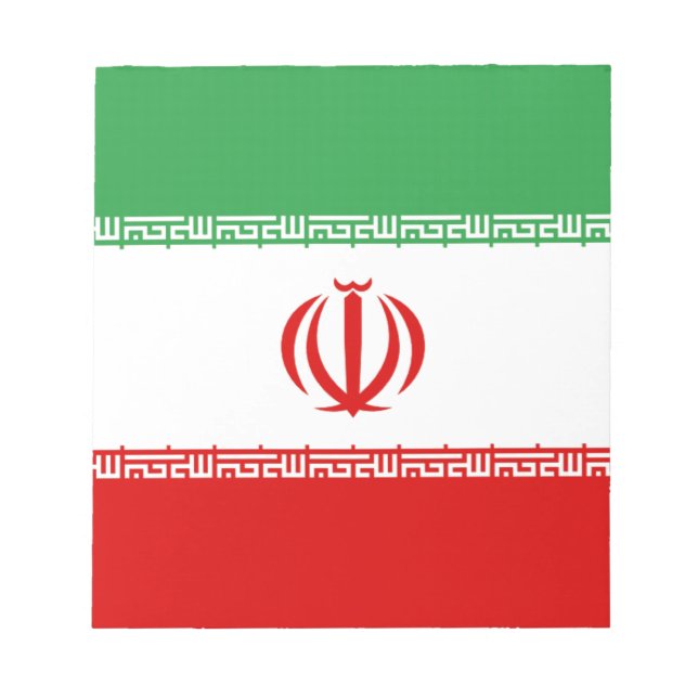 Irans flagga anteckningsblock (Framsida)