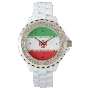 Irans flagga armbandsur