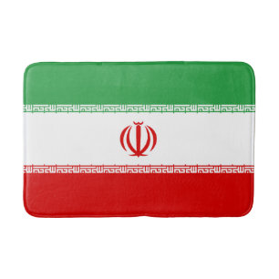 Irans flagga badrumsmatta