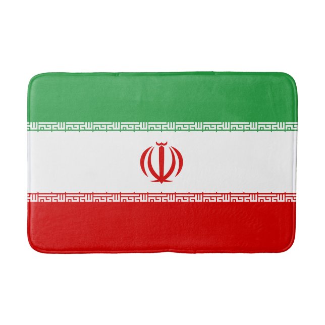 Irans flagga badrumsmatta (Framsidan)