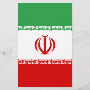 Irans flagga brevpapper