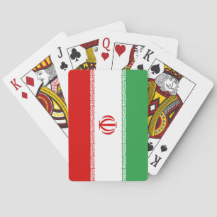 Irans flagga casinokort