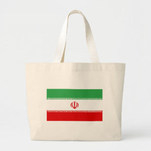 Irans flagga jumbo tygkasse