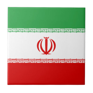 Irans flagga kakelplatta