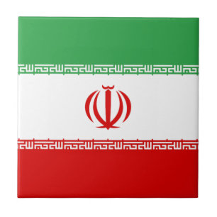 Irans flagga kakelplatta