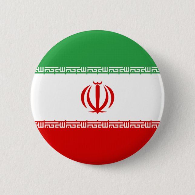 Irans flagga knapp (Framsida)