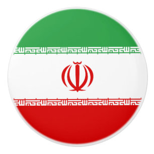Irans flagga knopp