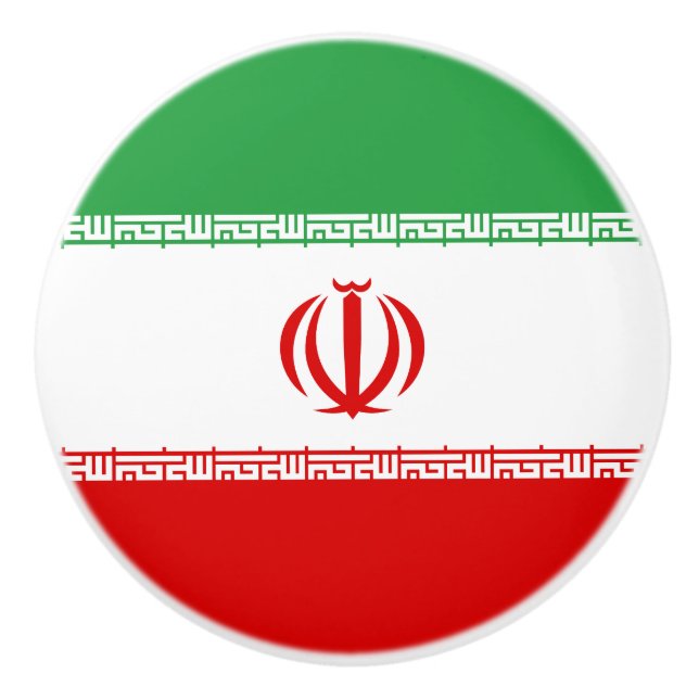 Irans flagga knopp (Framsidan)