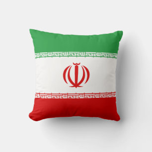 Irans flagga kudde
