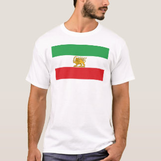Irans flagga Lejon Och Sol Shah av Iran flagga T Shirt