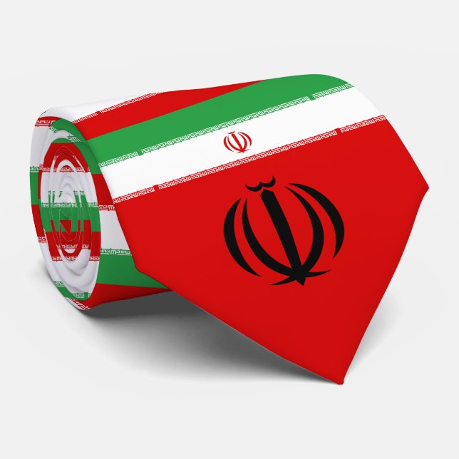 Irans Flagga & nationella emblem, Irans Flagga Slips (Rullad)