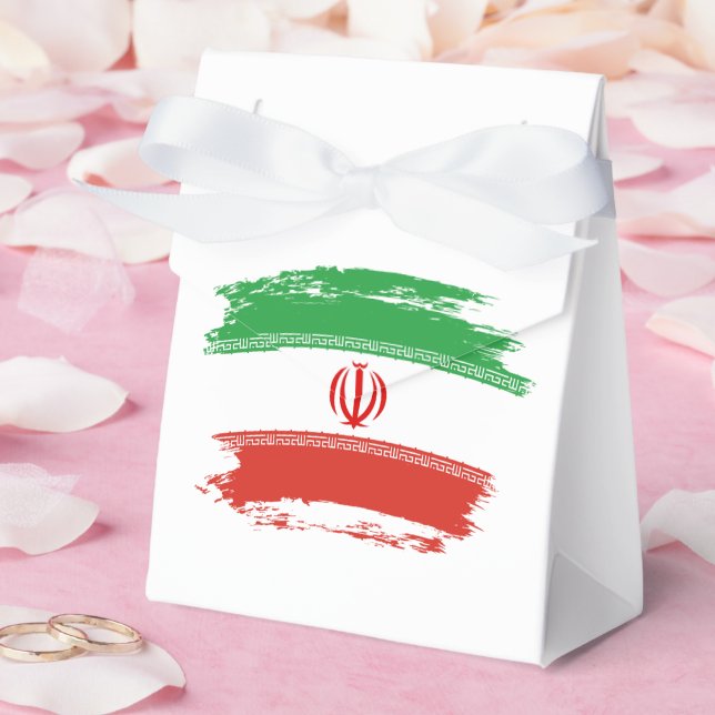 Irans flagga presentaskar (Bröllop)