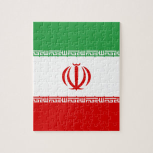 Irans flagga pussel