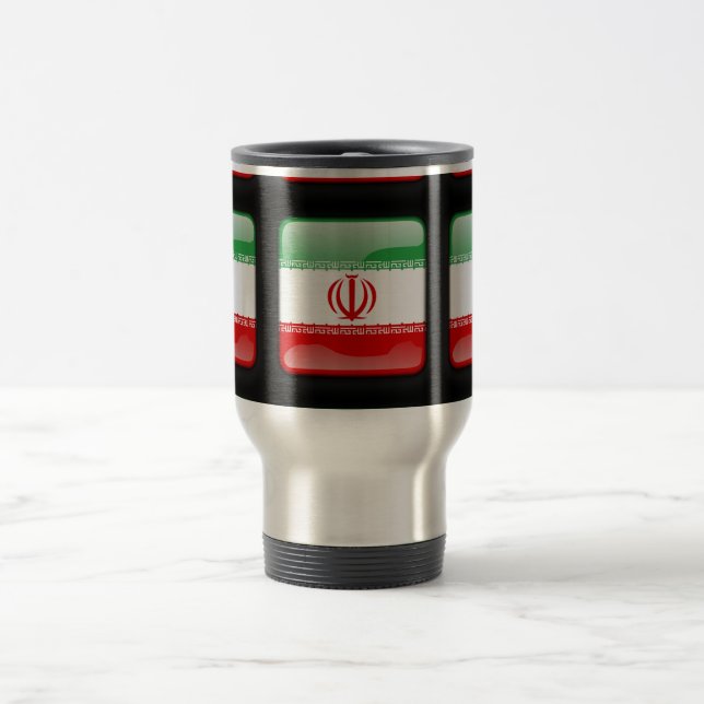 Irans flagga resemugg (Center)