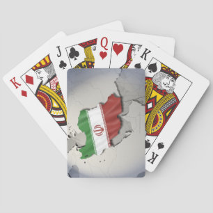 Irans flagga spelkort