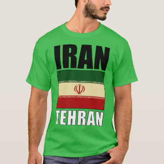 Irans flagga t shirt