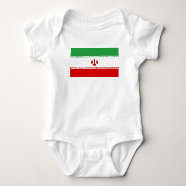Irans flagga t shirt (Framsida)