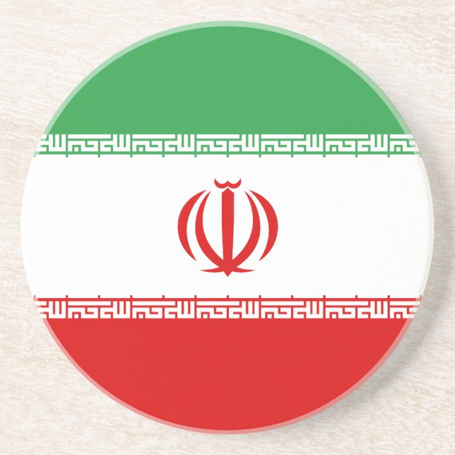 Irans flagga underlägg (Framsidan)