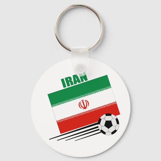 Irans fotbollslag nyckelring (Framsida)