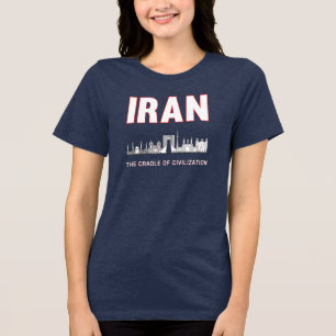 Irans Pride Iranska persiasvaggan för civilisation T Shirt