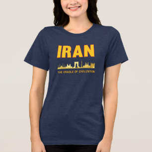 Irans Pride Iranska persiasvaggan för civilisation T Shirt
