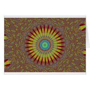 Iransk matart Afrikansk etnisk stamstammar mönster Hälsningskort