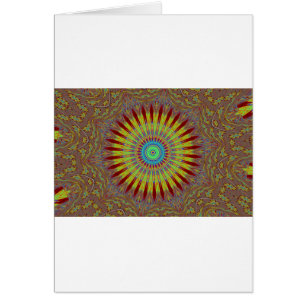 Iransk matart Afrikansk etnisk stamstammar mönster Hälsningskort