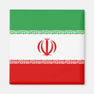 Iranska Flagga (Iran) (persiska) Magnet