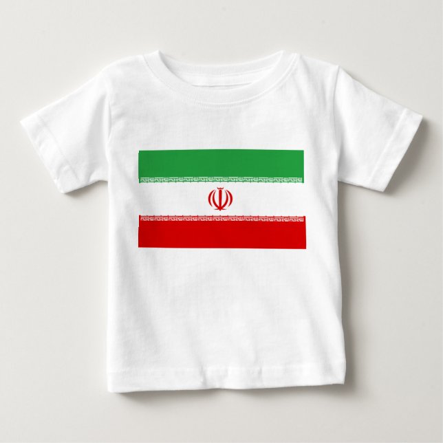 Iranska Flagga (Iran) (persiska) T Shirt (Framsida)