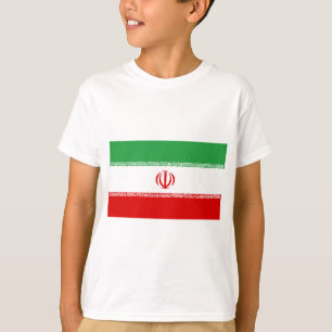 Iranska Flagga (Iran) (persiska) T Shirt