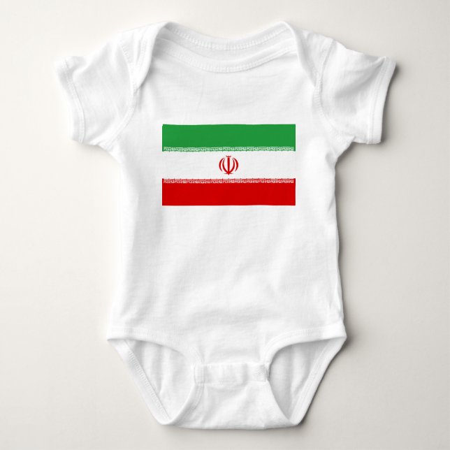 Iranska Flagga (Iran) (persiska) T Shirt (Framsida)