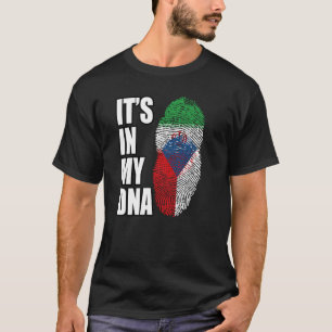 Iranska och tjeckiska Mix DNA Flagga Heritage T Shirt