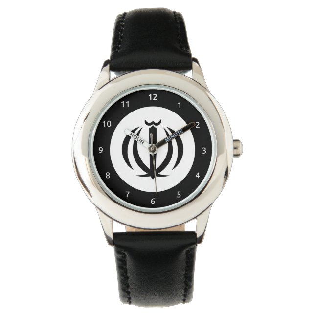 Iranska (persiska) emblem Watch Armbandsur (Framsida)