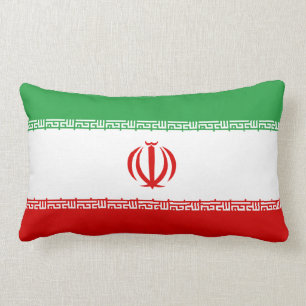 Iranska (persiska) flagga lumbarkudde