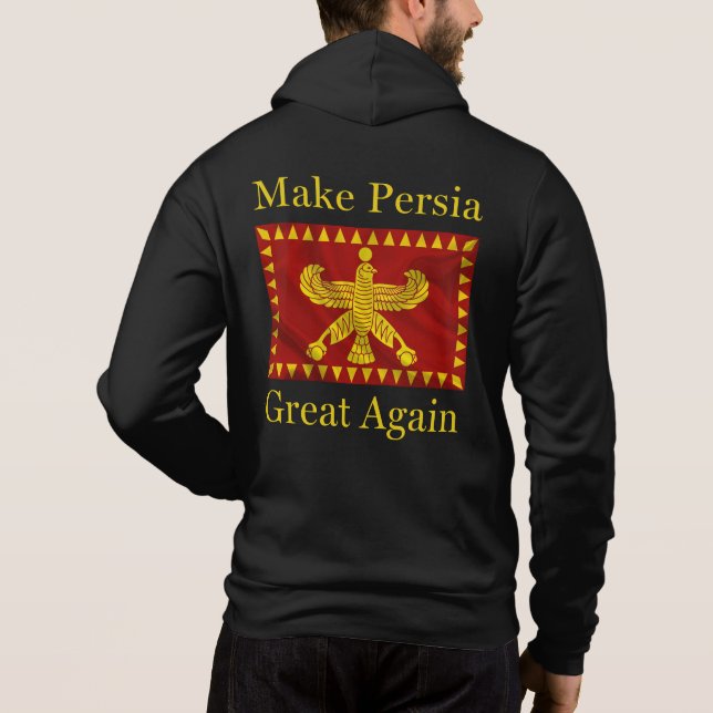 Iranskt persiskt Pride Iran Gör Persia Underbart i T Shirt (Baksida)