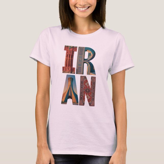 Iranskt Stolt Anti Krig Fred Persien Arv  T Shirt (Framsida)