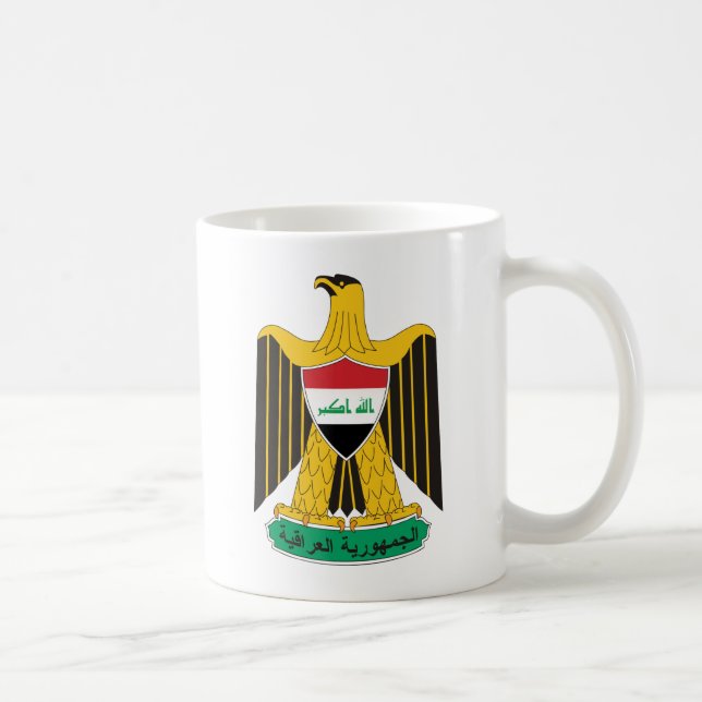 iraq emblem kaffemugg (Höger)