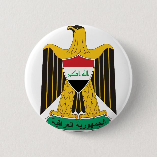 Iraq emblem knapp (Framsida)