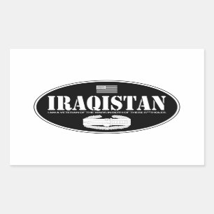 Iraqistan CAB Rektangulärt Klistermärke